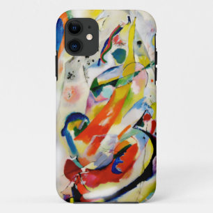 PixDezines Kandinsky 1914 abstract wall panel Case-Mate iPhone Case