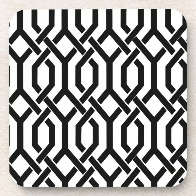 PixDezines Kew Trellis/DIY background colour Coaster (Front)