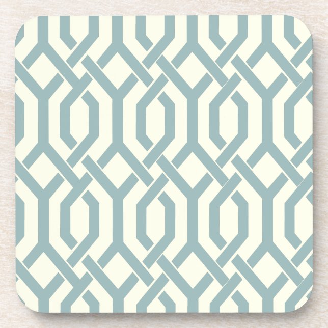 PixDezines Kew Trellis/DIY slate background colour Coaster (Front)