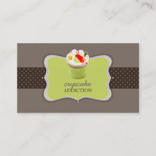 PixDezines Keylime cupcake/pâtisserie Business Card