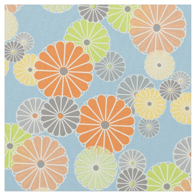 PixDezines kiku/chrysanthemums/DIY background Fabric (Close Up)