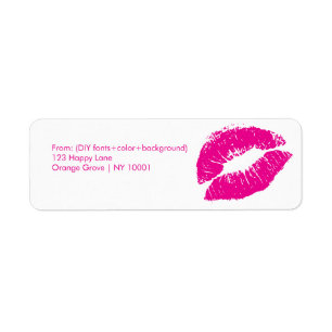 PixDezines kiss/lips/hot pink