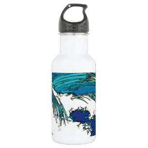 PixDezines konen uehara ocean waves, 上原 532 Ml Water Bottle
