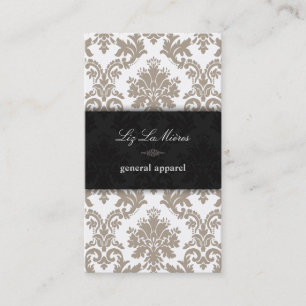 PixDezines la paloma Damask/DIY background Business Card