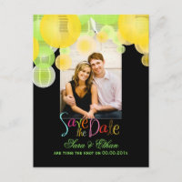 PixDezines lanterns save the date