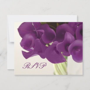PixDezines LARGE RSVP Purple Calla Lilies/diy Card