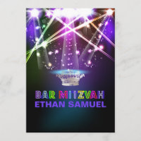 PixDezines laser /neon lights bar mitzvah