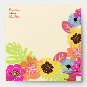 PixDezines Leis / Luau DIY colour Envelopes