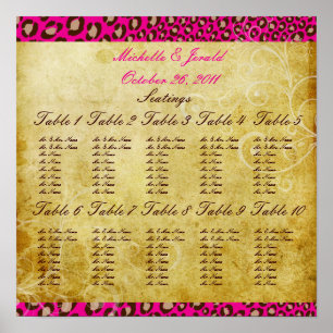 PixDezines Leopard Print seating chart