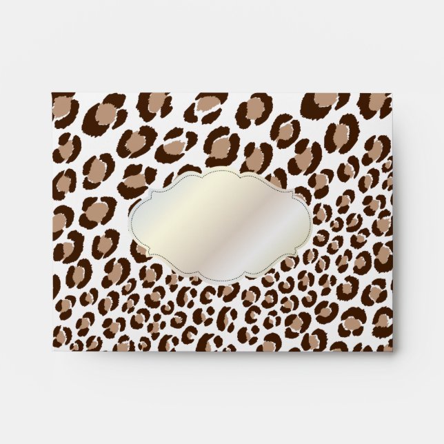 PixDezines Leopard Prints/ Natural Envelopes (Front)