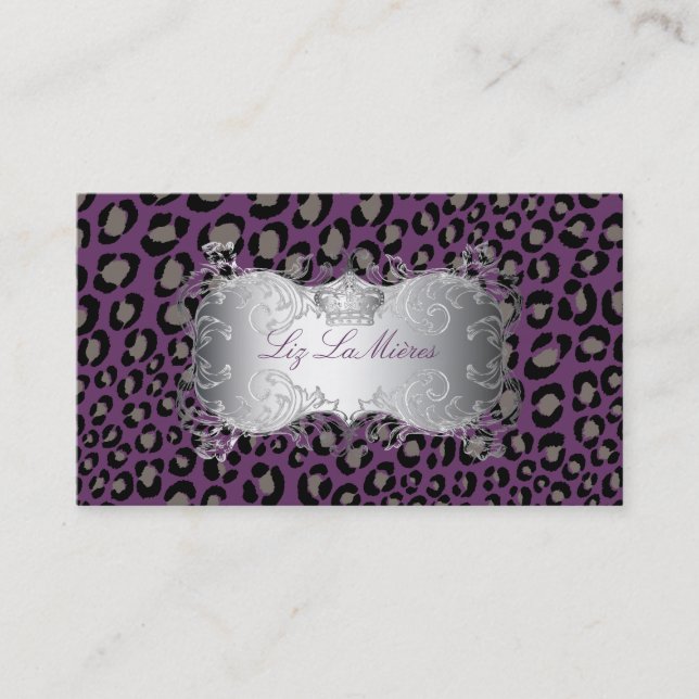 PixDezines Leopard spots / business cards (Front)