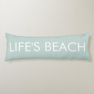 PixDezines life's beach/DIY colour Body Cushion