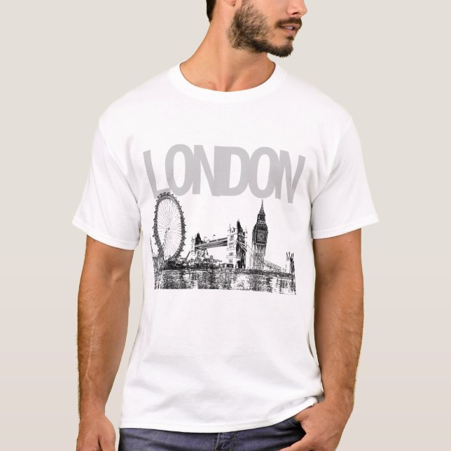 PixDezines london/citiscape T-Shirt (Front)