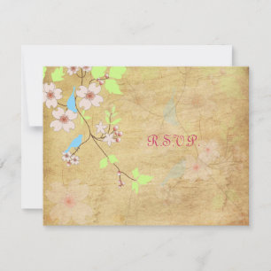 PixDezines Love Birds RSVPs require 5x7 Invites