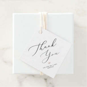 PixDezines Luxe Calligraphy Thank You Favour Tags