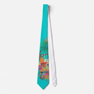 PixDezines Mai Tai, Luau At the Beach/diy colour Tie