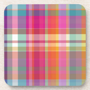 PixDezines malibu plaid Coaster