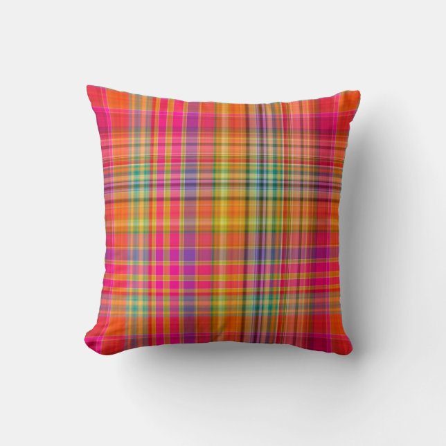 PixDezines malibu plaid Cushion (Front)