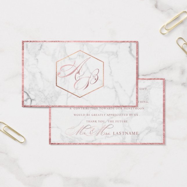 PixDezines Marble+Faux Rose Gold Script /Gift (Office)