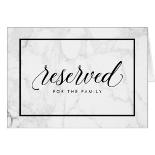 PixDezines Marble Reserved Table Sign