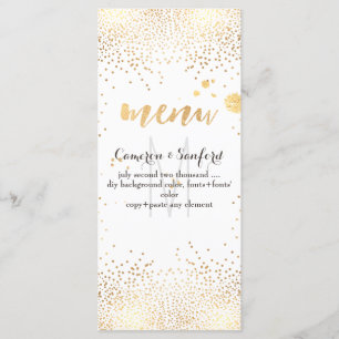 PixDezines menu dazzled gold specks/DIY background