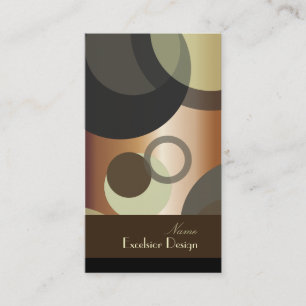 PixDezines Mod Bubbles / Retro Syle + Colours Business Card