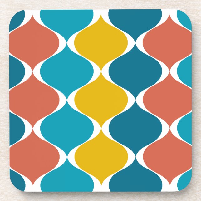 PixDezines mod ogee/diy background colour Coaster (Front)