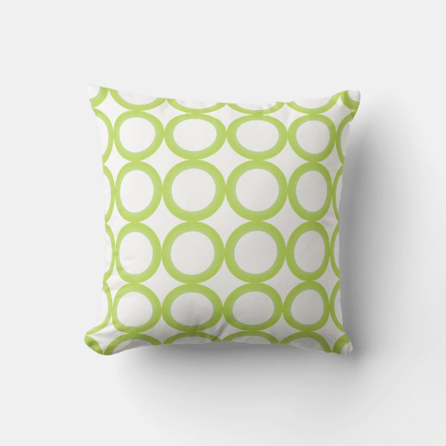 PixDezines mod rings/moss green/diy background Cushion (Front)