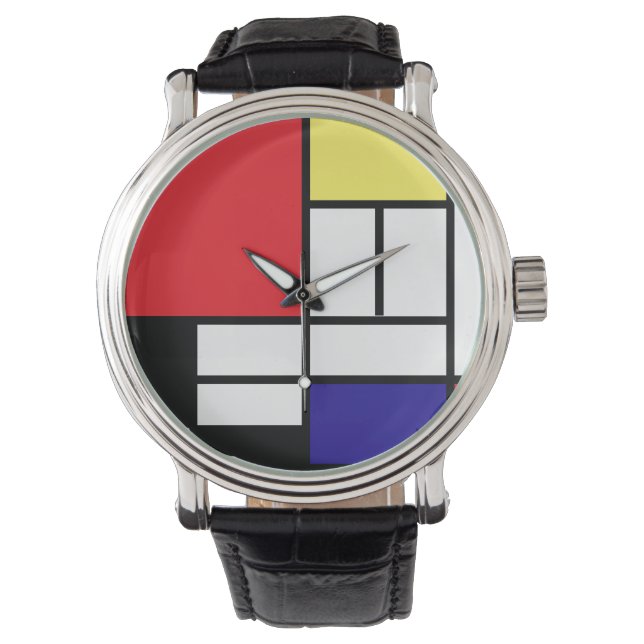 PixDezines Mondrian Art Watch (Front)