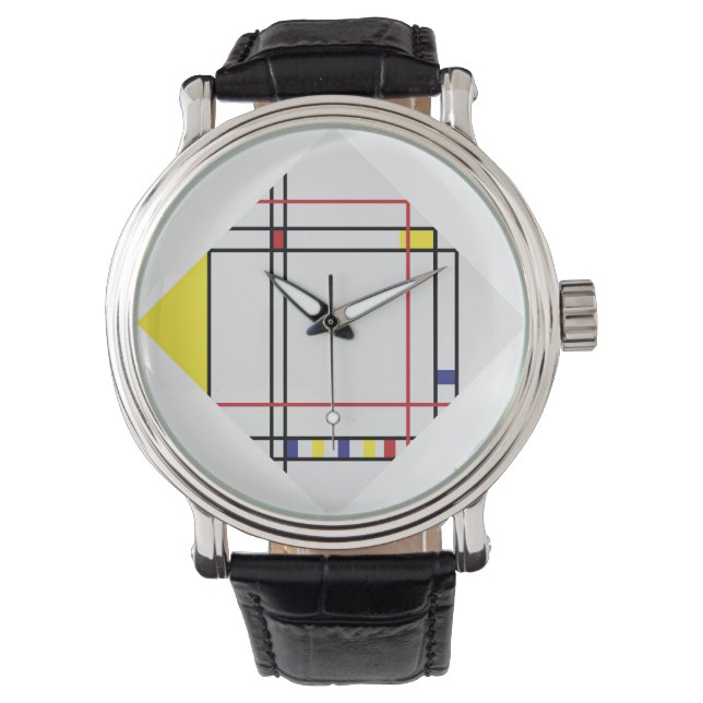 PixDezines Mondrian Art Watch (Front)