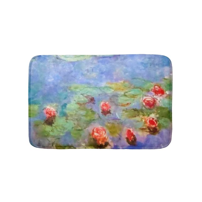 PixDezines monet lily pond at giverny Bath Mat (Front)