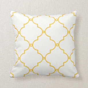 PixDezines moroccan trellis/diy background colours Cushion