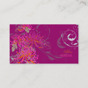 PixDezines mums+swirls/diy colours Business Card