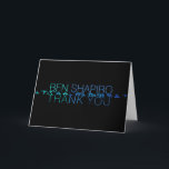 PixDezines Neons Typography Bar Mitzvah Thank You  Card<br><div class="desc">PixDezines neons typography bar/bat mitzvah thank you with DIY background colour,  fonts and fonts' colours.

✡ Copyright © 2008-2021 PixDezines™.  All rights reserved.</div>