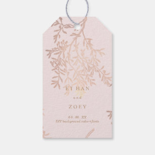 PixDezines Olive Branch/Pink DIY Background Gift Tags