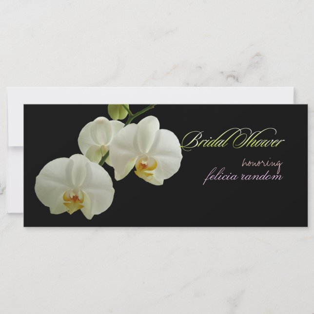 PixDezines orchids/phalaenopsis Invitation (Front)