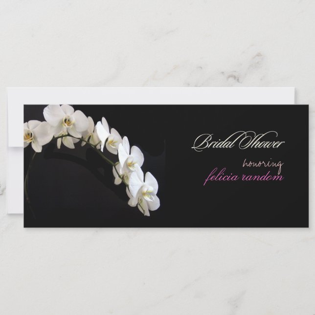 PixDezines orchids/phalaenopsis Invitation (Front)