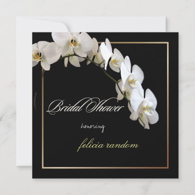 PixDezines orchids/phalaenopsis Invitation (Front)