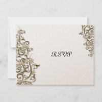 PixDezines Ornamental Rustic Gold Swirls