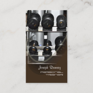 PixDezines Personal Trainer Business Card