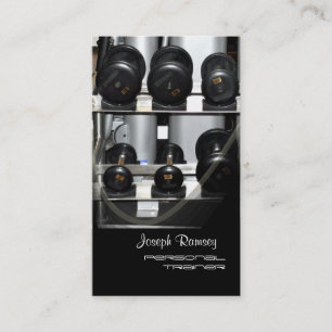 PixDezines Personal Trainer Business Card