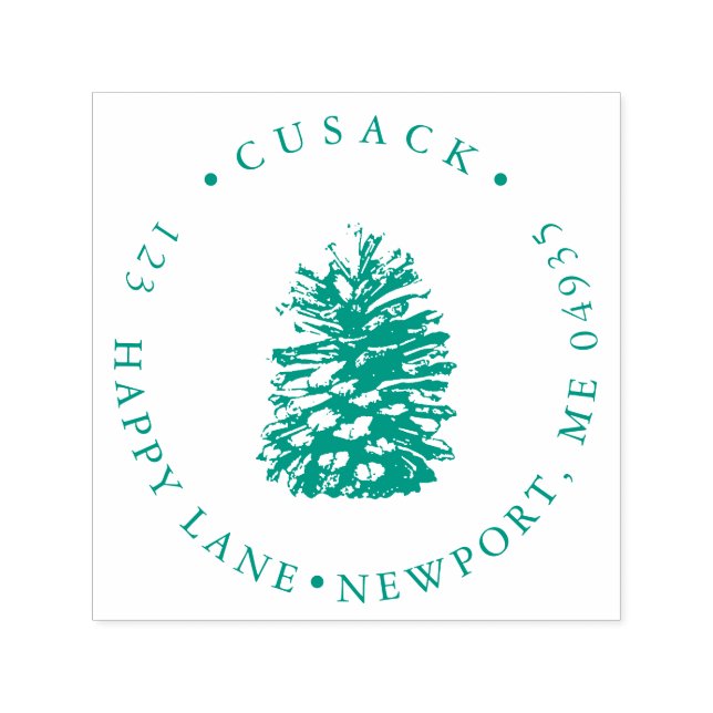 PixDezines Pinecone Self-inking Stamp (Design)
