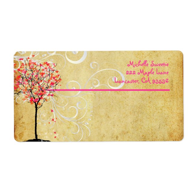 PixDezines Pink Maple Tree (Front)