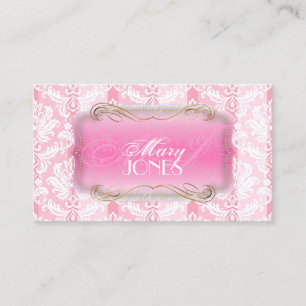 PixDezines Pique Vintage Damask Business Card