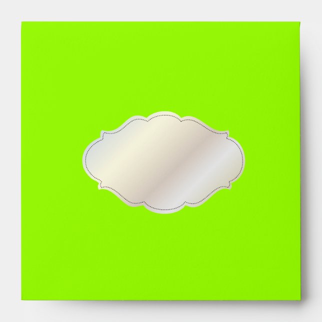 PixDezines Plain/DIY colours/neon green Envelopes (Front)