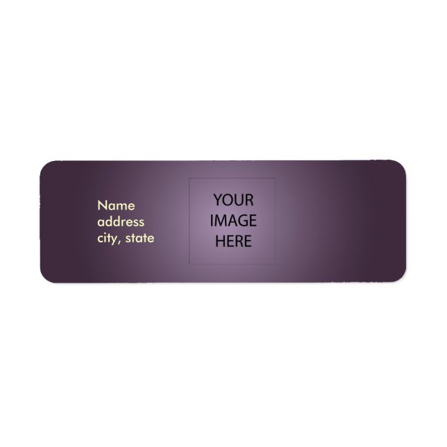 PixDezines Plain Plum Easy Template (Front)