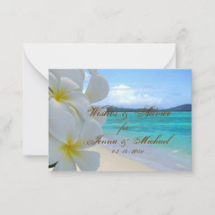 PixDezines Plumeria Leis Wishes + Advice Cards