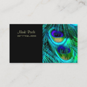 PixDezines Psychedelic Peacock, Customise It! Business Card