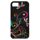 PixDezines Rainbow Swirls+Dragonfly/DIY colour