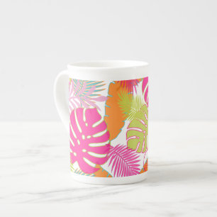 PixDezines rainforest/DIY background colour Bone China Mug